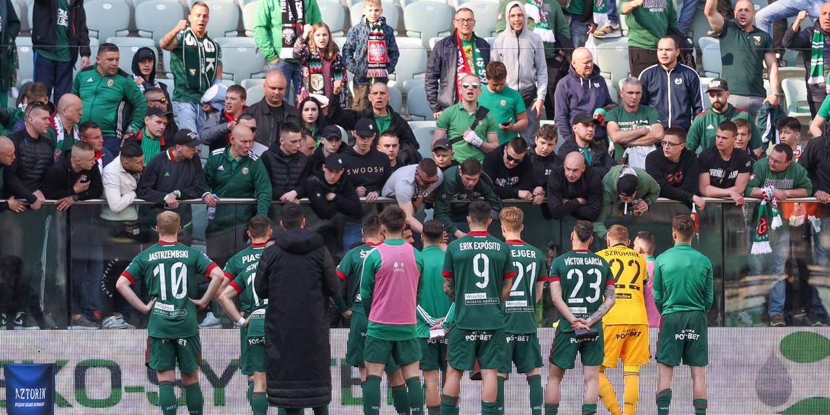 Zawodnicy Śląska Wrocław zostali "ukarani" za sobotni występ. 