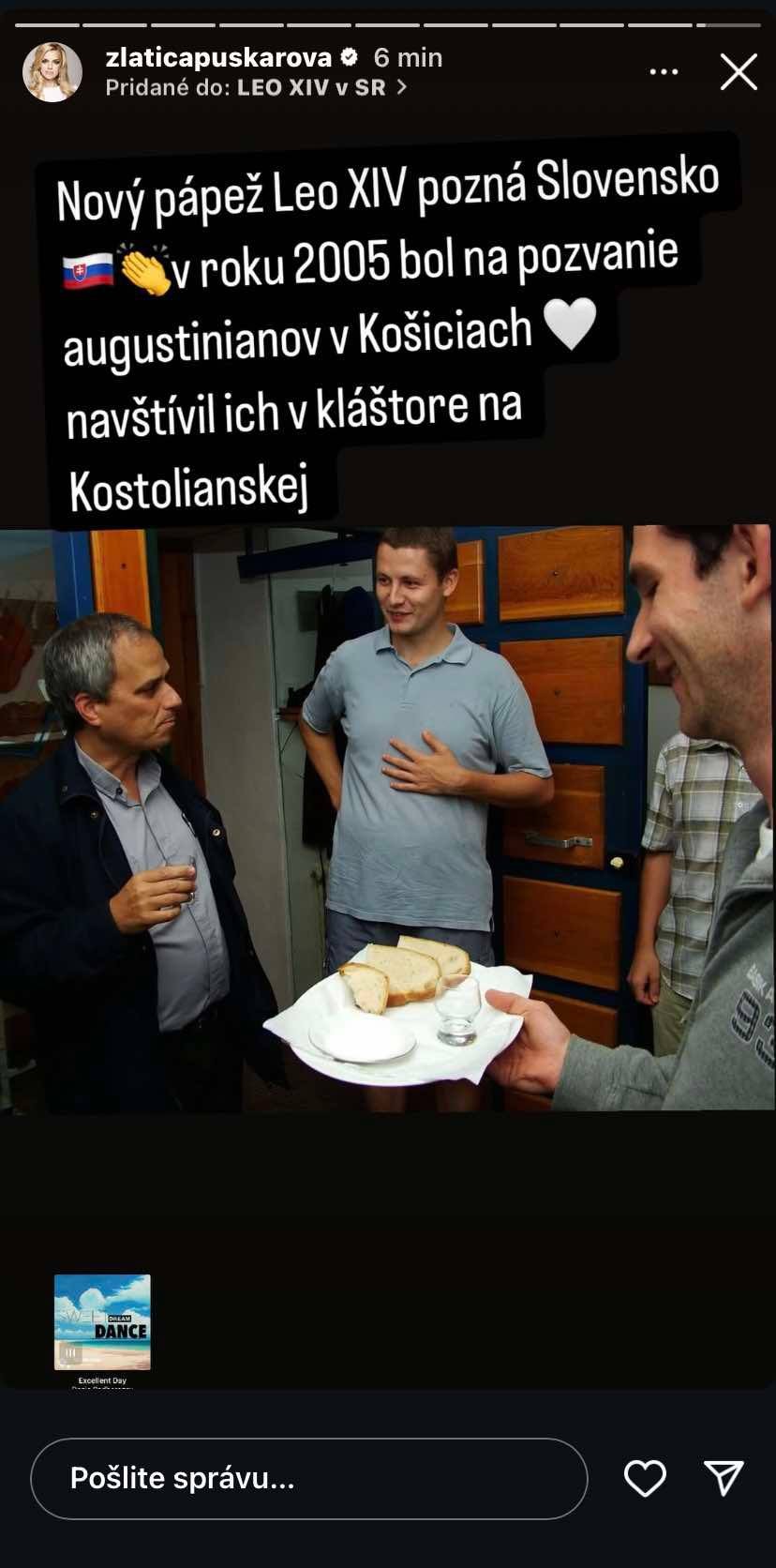 Robert Francis Prevost na návšteve v Košiciach. 