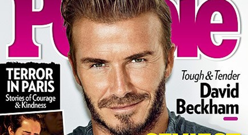 David Beckham is People magazine's 'Sexiest Man Alive' 2015