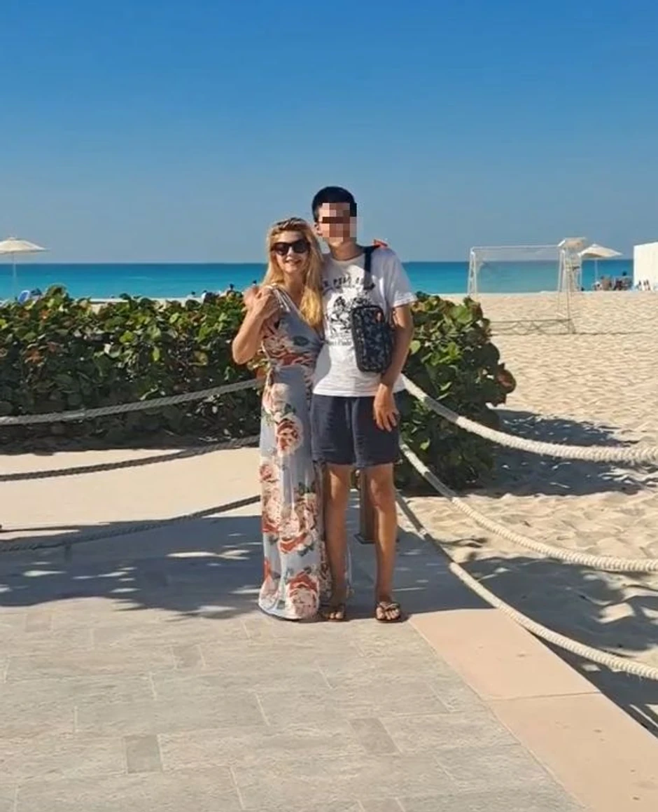 Anika Milićević sa sinom