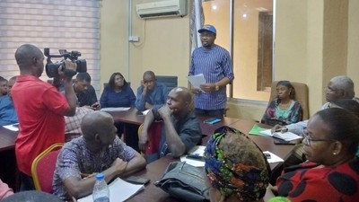 Dr Afam Obidike, Commissioner for Health, Anambra,  addressing public hospital administrators. [NAN]