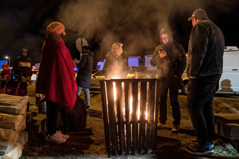 Uchodźcy na granicy polsko-ukraińskiej, Hrebenne