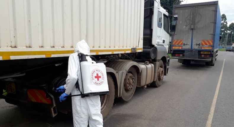 7 truck drivers escape into Uganda after testing positive for Covid-19