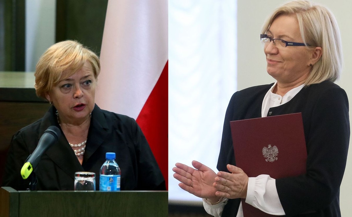 Małgorzata Gersdorf i Julia Przyłębska