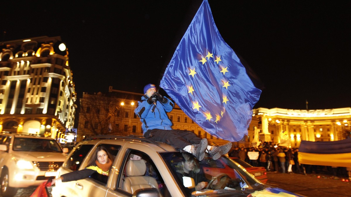 Kijów Ukraina demonstracje