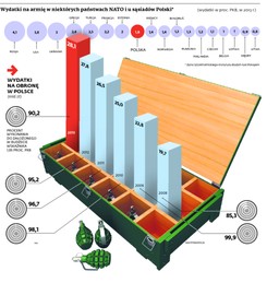 Armia silniejsza niż fiskus i premier: Już w 2015 r. wydatki na wojsko będą większe