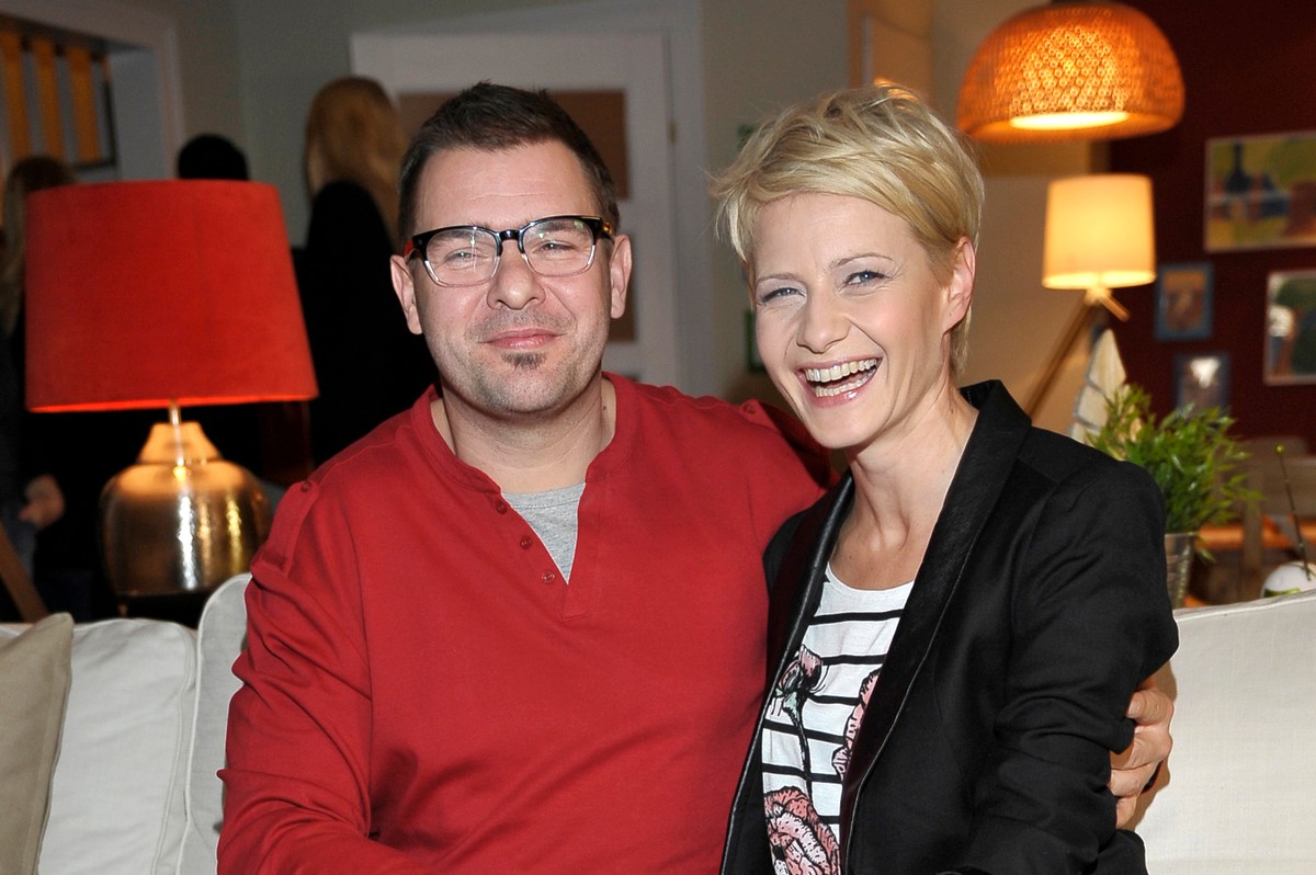 Tomasz Karolak, Małgorzata Kożuchowska w serialu "Rodzinka.pl"