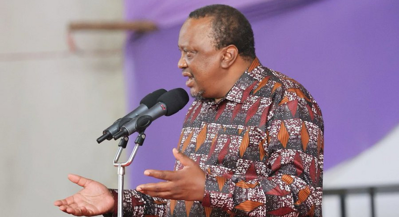 File image of Retired President Uhuru Kenyatta 
