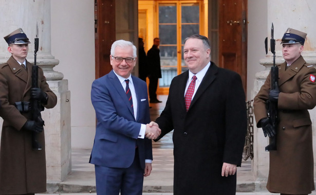 Jacek Czaputowicz i Mike Pompeo