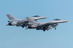 Incydent pod Poznaniem. Element uzbrojenia F-16 spadł na samochód