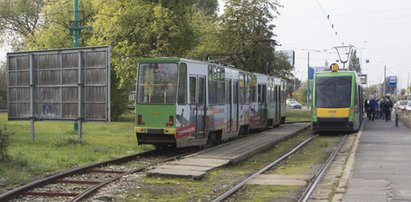 Niewybuch na pętli tramwajowej Dębiec!