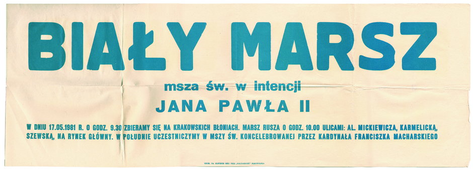 Fot. Album "BIAŁY MARSZ", 17 maja 1981 r. wydanie II