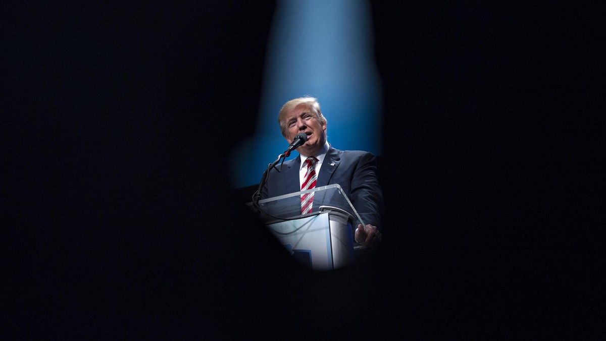 Republican Presidential Candidate Donald Trump Addresses The Marcellus Shale Coalition Conference