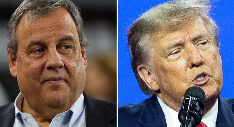 Chris Christie (left) and Donald Trump.Richard Rodriguez/Getty Images; Lev Radin/Pacific Press/LightRocket via Getty Images