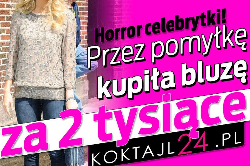 Przez pomyłkę kupiła bluzę za 2 tysiące