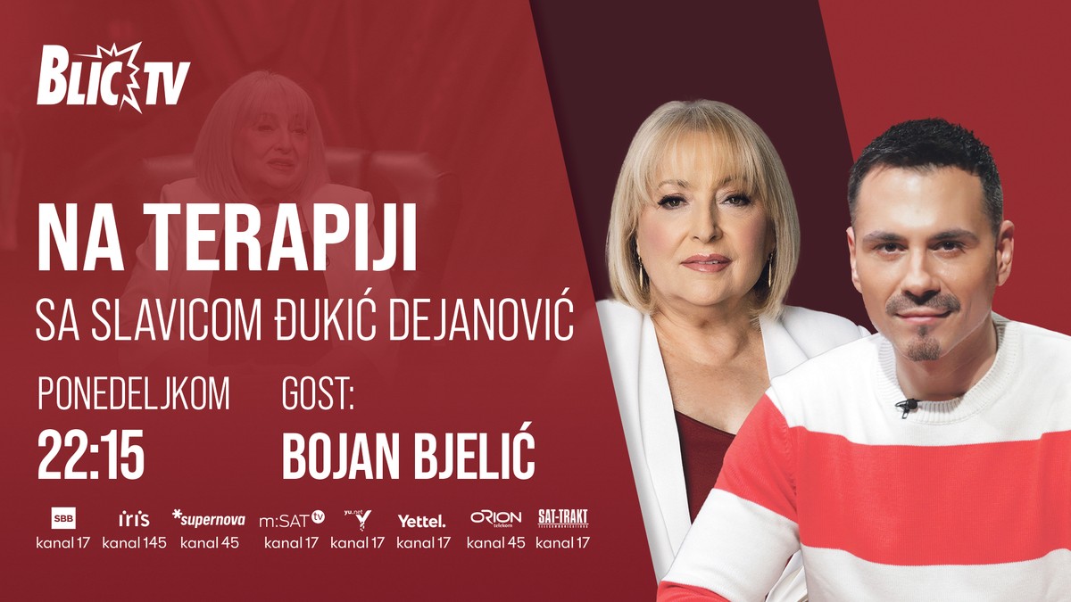 Bojan Bjelić, emisija "Na terapiji sa Slavicom Đukić Dejanović"