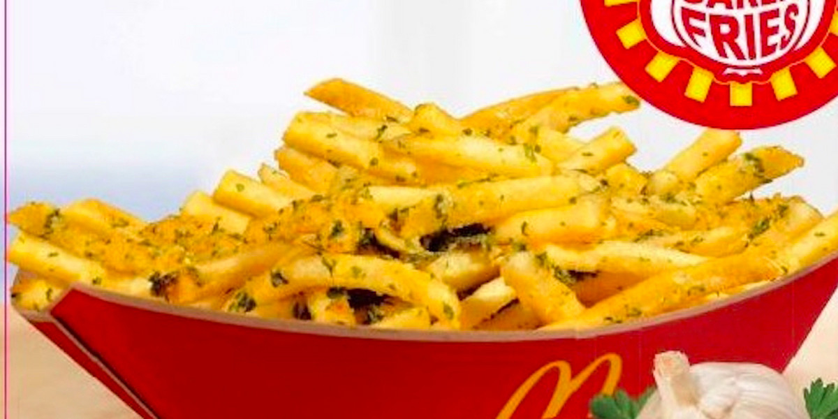 McDonald's new garlic fries have been rolled out in four restaurants in San Francisco.