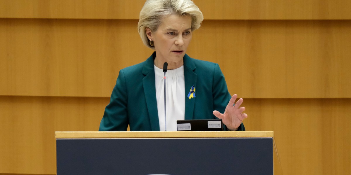 Przewodnicząca Komisji Europejskiej Ursula von der Leyen.