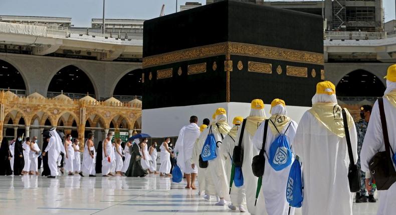 Les pèlerinages à la Mecque se font en nombre limité depuis l'avènement du Covid-19, fin 2019