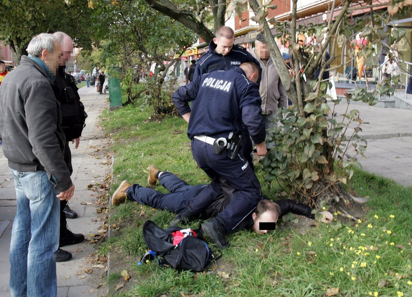 Pogoń za złodziejem perfum w Gdańsku