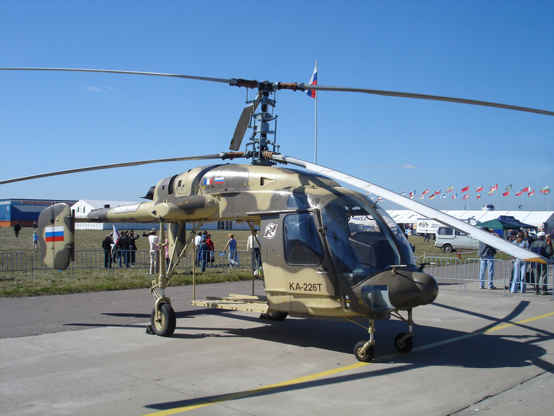 Śmigłowiec Ka-226T w barwach rosyjskiego lotnictwa