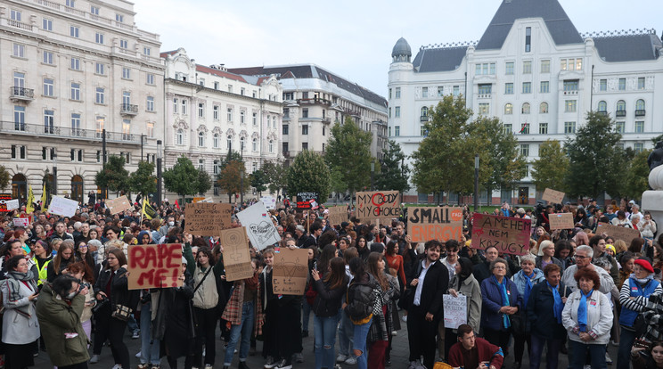 Abortusz elleni tüntetés / Fotó: Zsolnai Péter