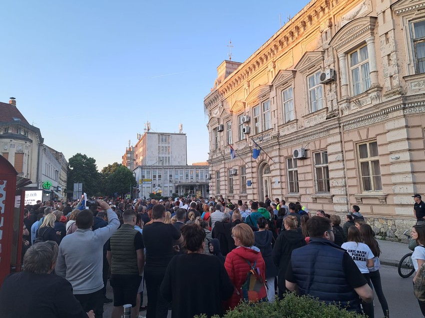 Sremska Mitrovica protest