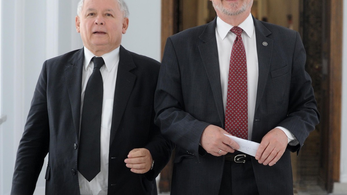 Jaroslaw Kaczynski i Antoni Macierewicz