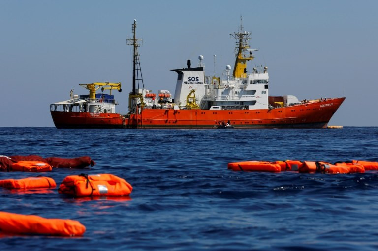 France came under fire last month for not offering to take in the Aquarius rescue ship carrying 630 people after Italy and Malta refused to allow it to dock (Reuters)