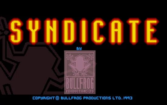 Ekran startowy Syndicate (źródło: http://www.mobygames.com)