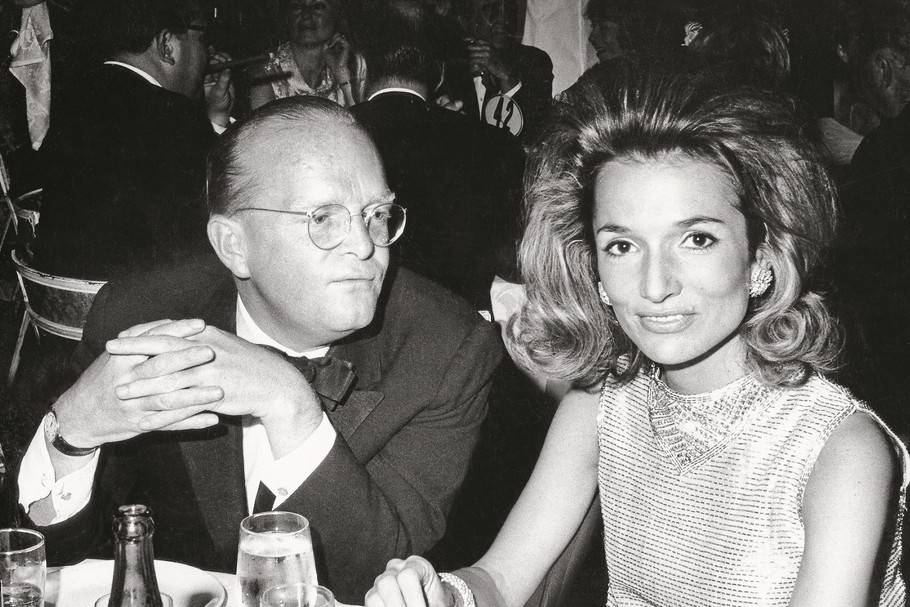 Lee Radziwill and Truman Capote circa 1966 