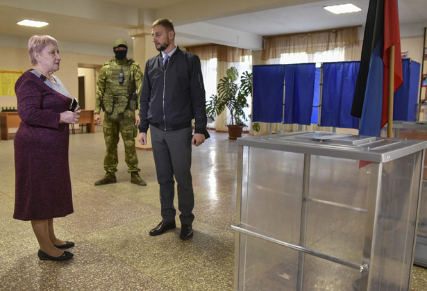 Przygytowania do referendum w Doniecku