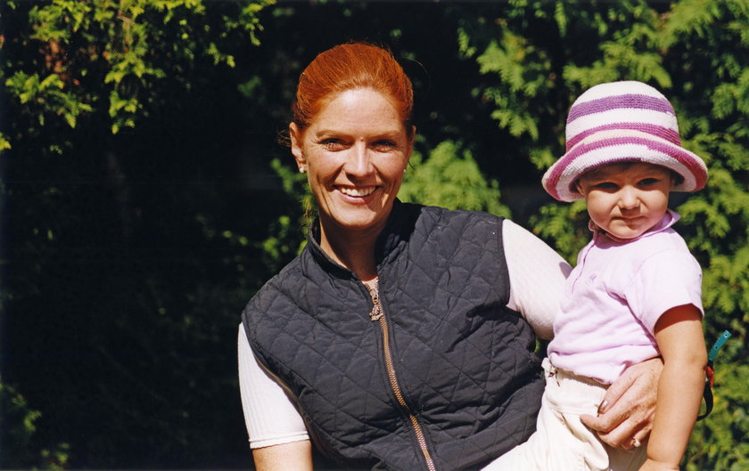 Katarzyna Dowbor z córką Marią 
