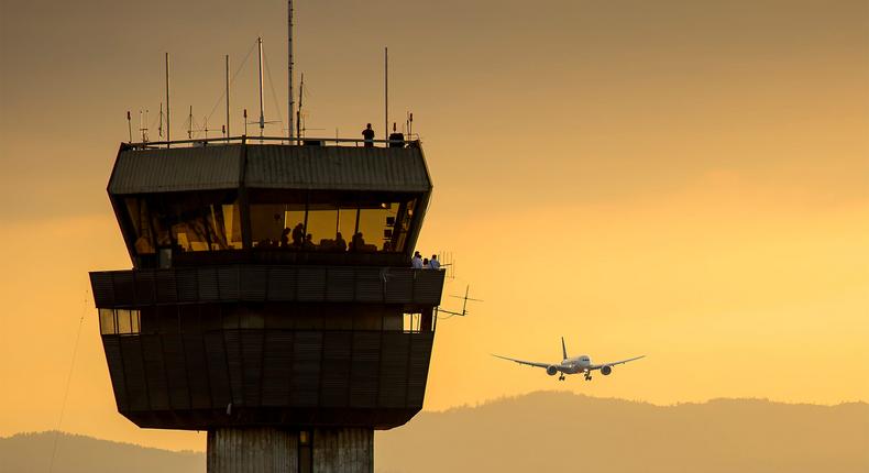 An air traffic control tower.Rafael Cordero/Getty Images