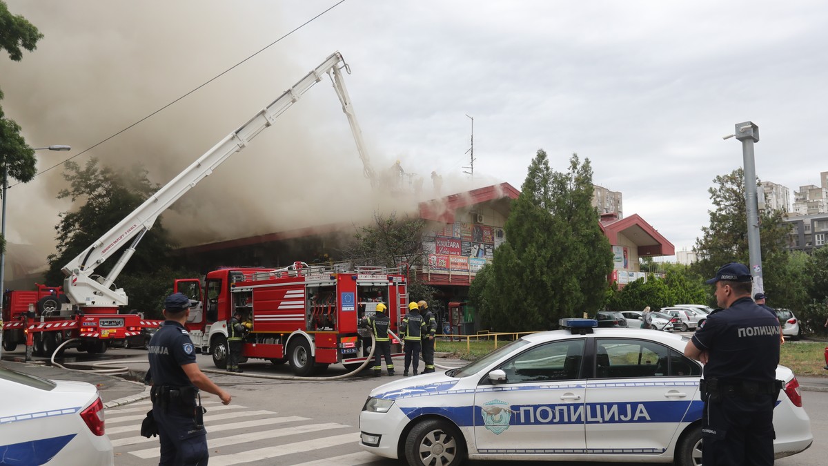 Požar u Bloku 45