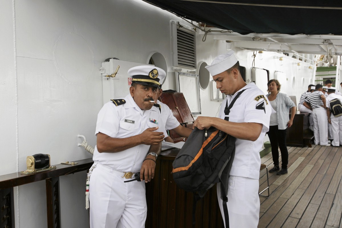 Załoga meksykańskiego żaglowca