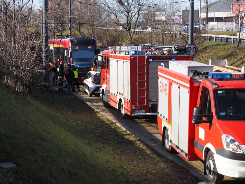 Zderzenie tramwajów w Łodzi. Są ranni