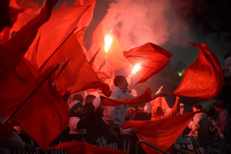 Nieznani Sprawcy obchodzili swoje święto na trybunach stadionu Legii