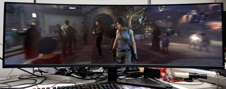 Acer Nitro EI1 i gra Shadow of The Tomb Raider