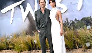 Glen Powell and Daisy Edgar-Jones attend the Los Angeles premiere of Twisters.Axelle/Bauer-Griffin/Getty Images