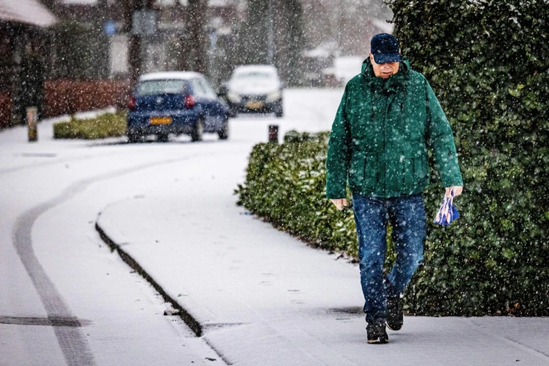 Sneg u Holandiji, selo Mazdam, 3. januara