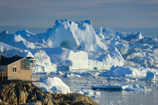 Grenlandia Dania Ilulissat lodowce 