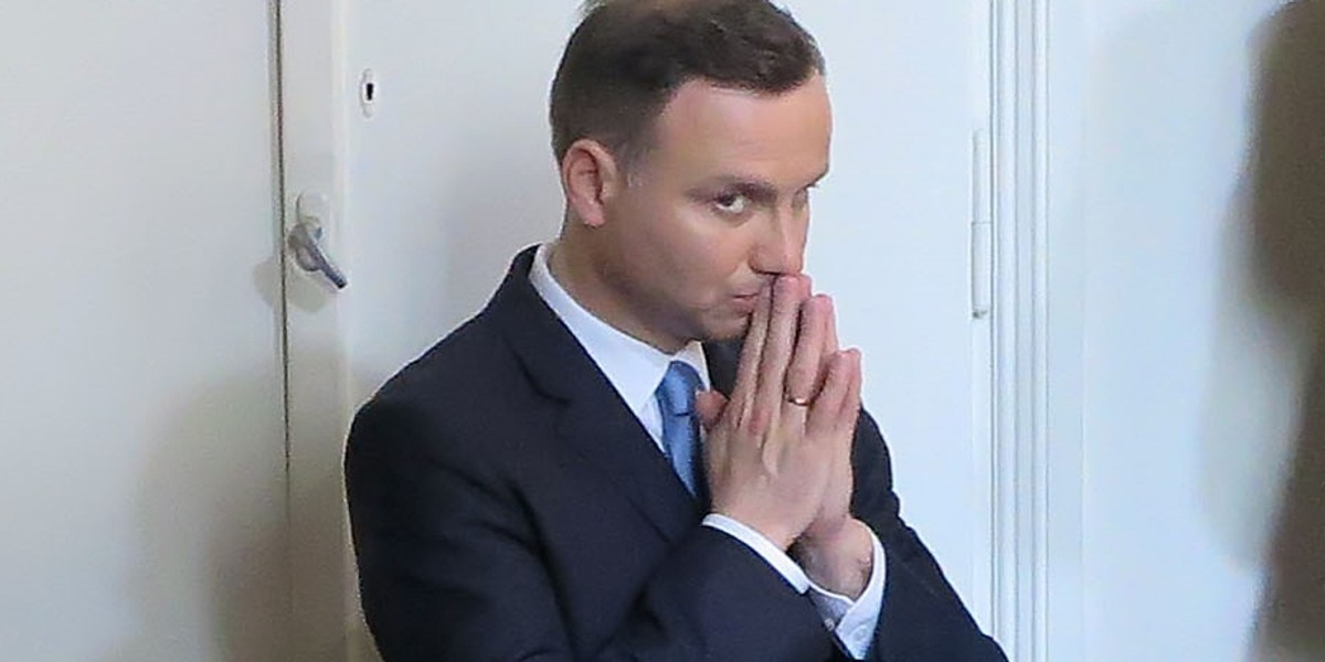 Andrzej duda na komunii chrześniaka