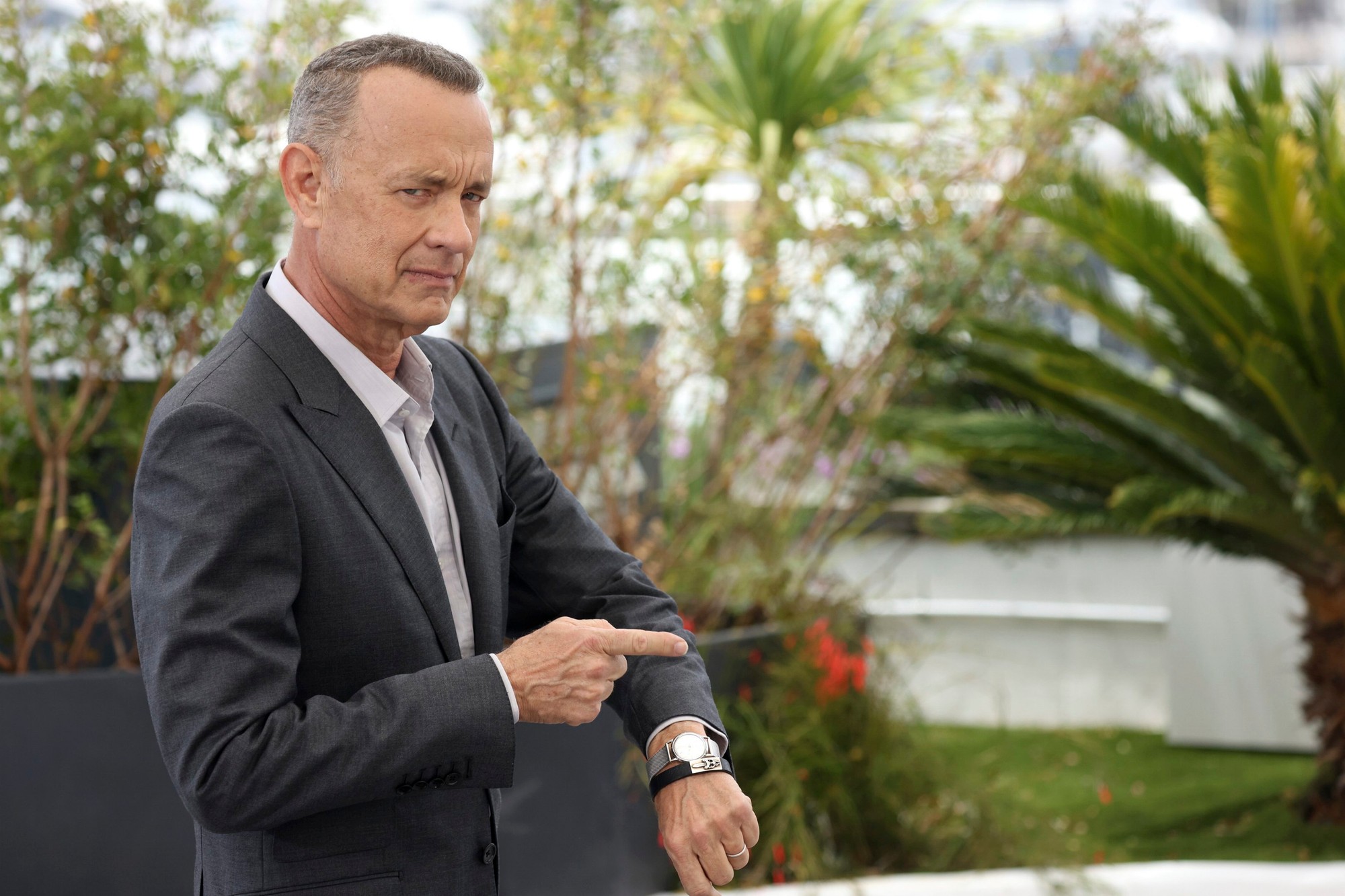 V Cannes sa ukázal pochudnutý: Herec Tom Hanks na 75. ročníku medzinárodného filmového festivalu.