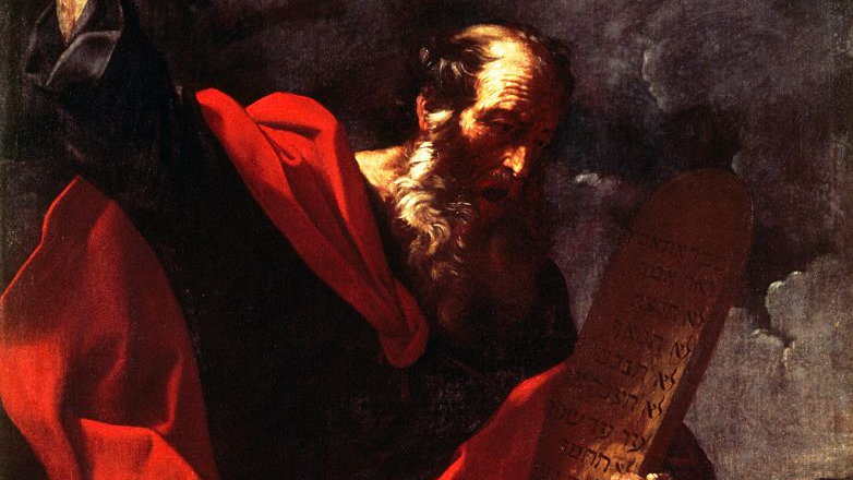 Mojżesz z tablicami prawa, Guido Reni