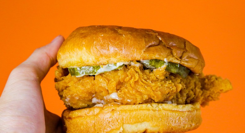 Popeyes chicken sandwich