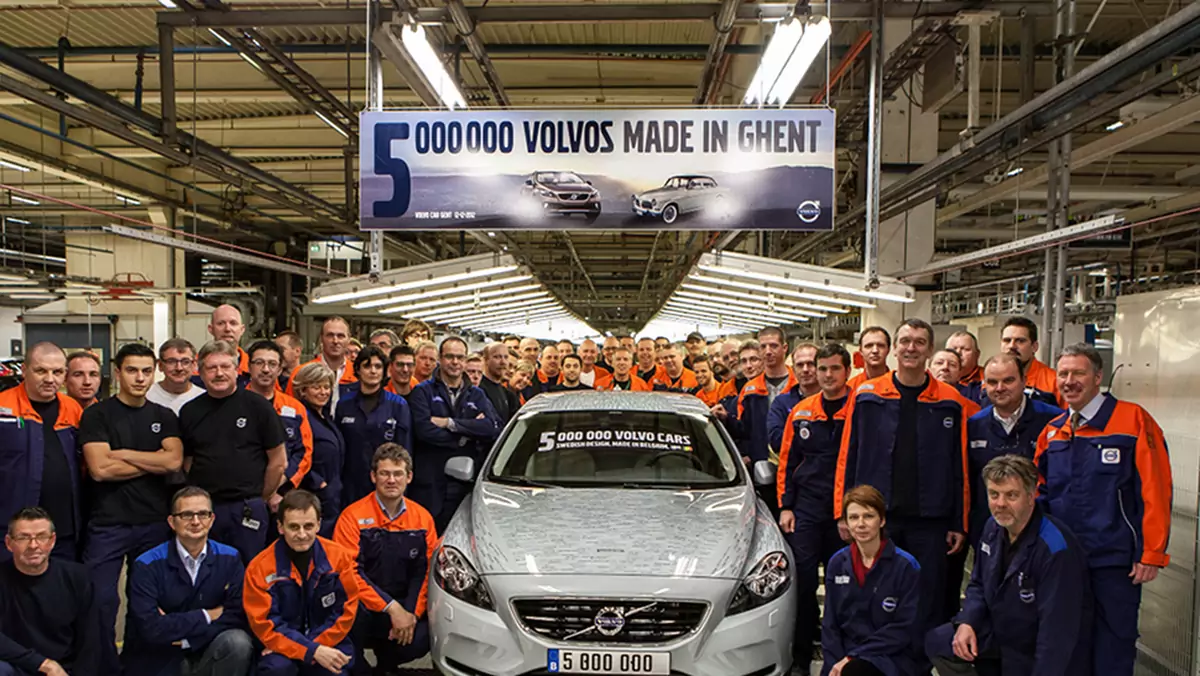 5 mln samochodów Volvo z Gandawy