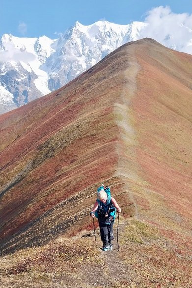 Na przełęczy Lagem Pass