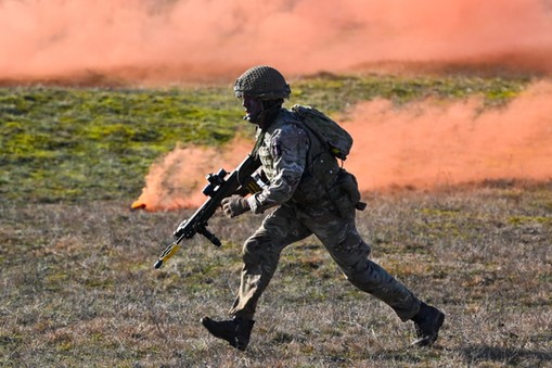 Ćwiczenia na poligonie w Drawsku pomorskim