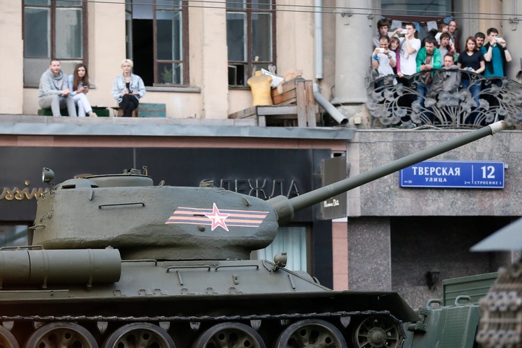 PRZYGOTOWANIA DO PARADY ZWYCIĘSTWA W MOSKWIE